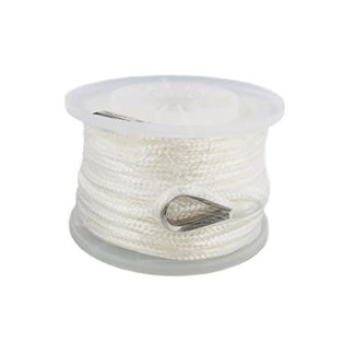 Mooring Line 1/2" x 25' w/Thimble - Double Braid