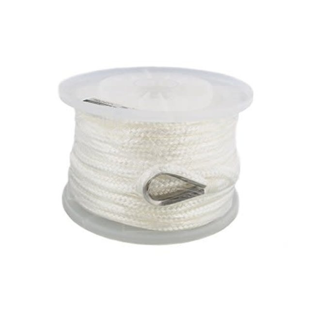 Mooring Line 1/2" x 25' w/Thimble - Double Braid