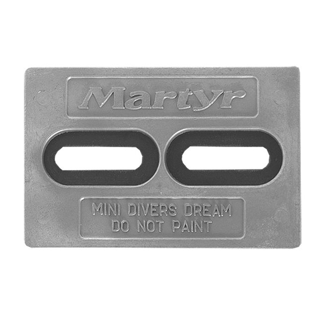 Diver Mini  1/2" x 4" x 6" Magnesium