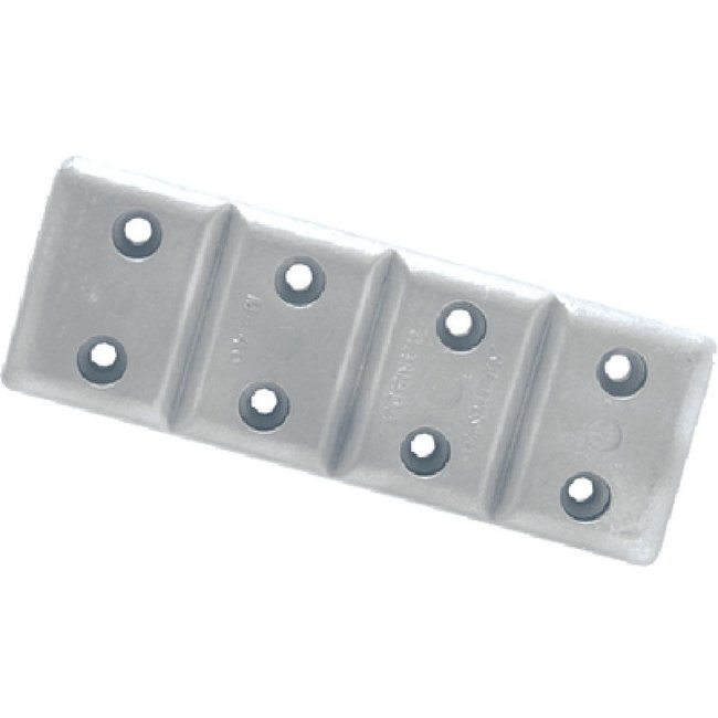 Hull Anode 7-1/2" x 2-3/4" Zinc