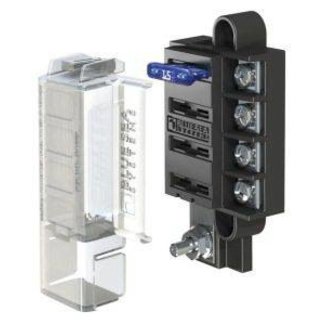Mini ST Fuse Block 4 Circ w/Cover