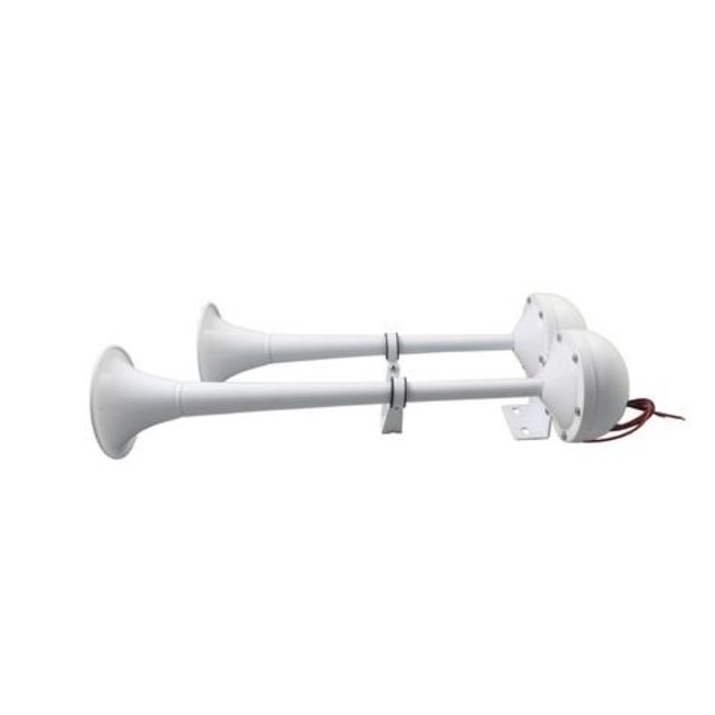 Horn, Twin White 12vwh Dual