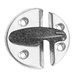 Door Button SS304 Stamped w/ Black Nylon Knob