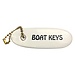 Key Chain "Boat Keys"  White