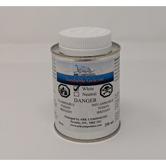 Ark Composites Gelcoat White Pint/Sandable 250ml