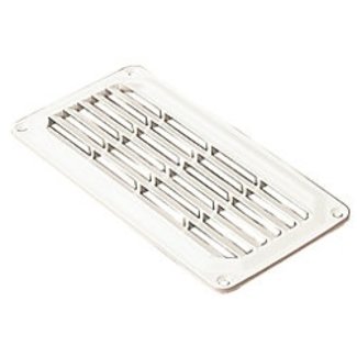 Louvered Vent 7 7/8 X 3 White