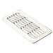 Louvered Vent 7 7/8 X 3 White