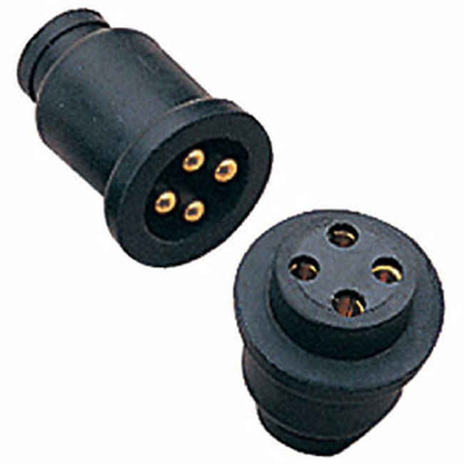 Molded Elec. Connector 4 Prong