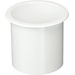 Cup Holder White Flush Mount 3" Depth