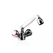 Barka Single Hole Mixer w/Shower White