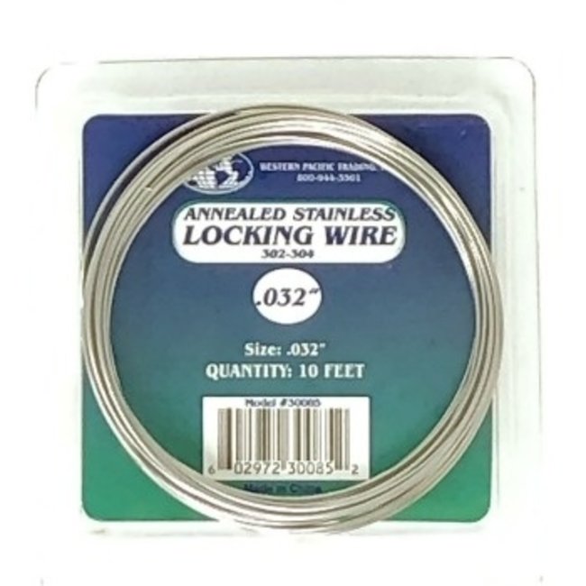Wespac Wire Locking .032" 10' SS