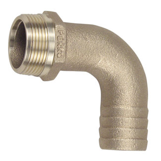 Perko 1" - 1" 90° Hose Barb NS