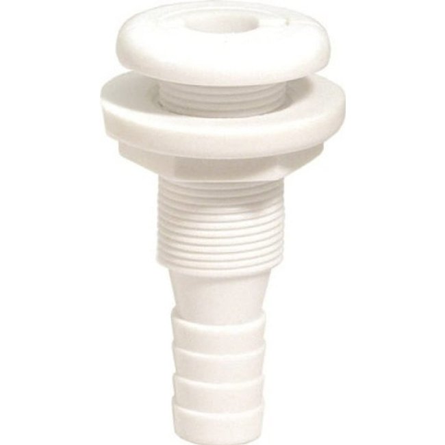 Plumbing & Fixtures Thru Hull 1" ID White