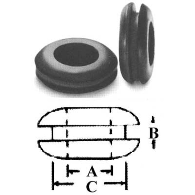 Pico Pico 3/8" Vinyl Grommet 1/2" x 3/8" 5pk