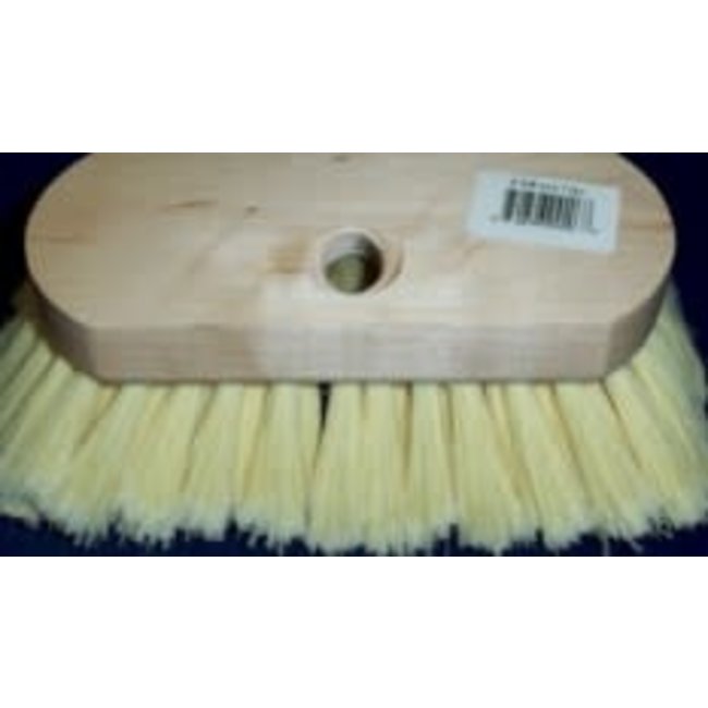 Deck  Brush Soft w/Handle Yellow