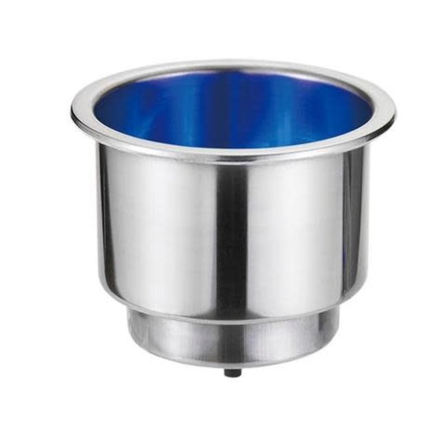 Can Holder w/Blue LED base 2-5/8" Dia. x 3"H