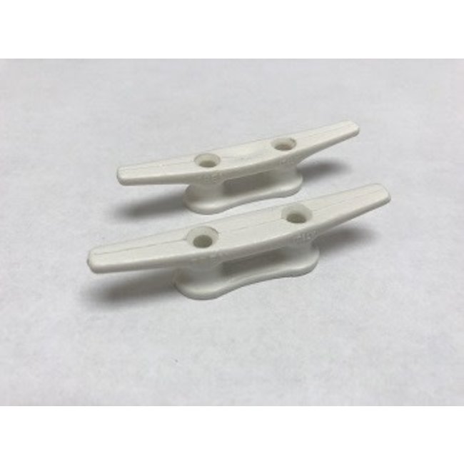 Cleat 4 3/8" Plastic White