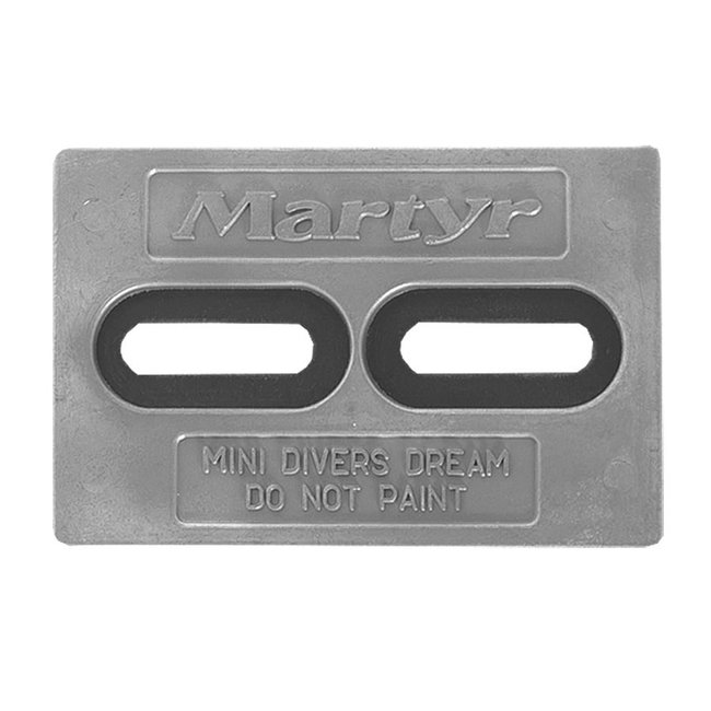Diver Mini  1/2" x 4" x 6" Magnesium