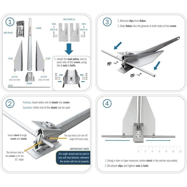 Fortress Fortress Anchor 4.5 Kg