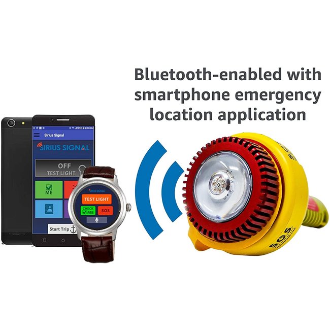 Marine Safety Sirius Signal Electronic Distress Light/Flare RTCM Standard 13200.0