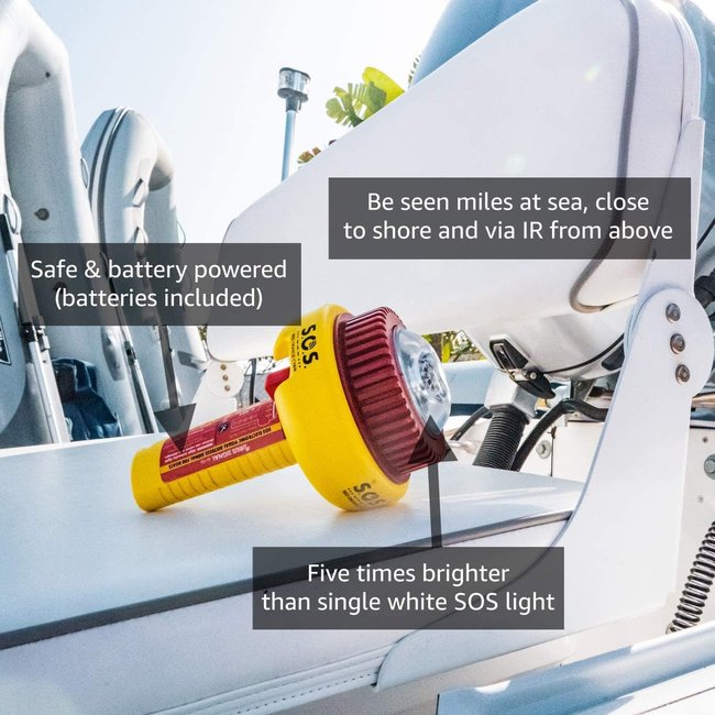 Marine Safety Sirius Signal Electronic Distress Light/Flare RTCM Standard 13200.0