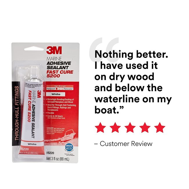 5200 Fast White 3 oz Caulking