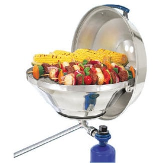 Magma Magma Marine Kettle Gas Grill, Stainless Steel, Adjustable Control Valve