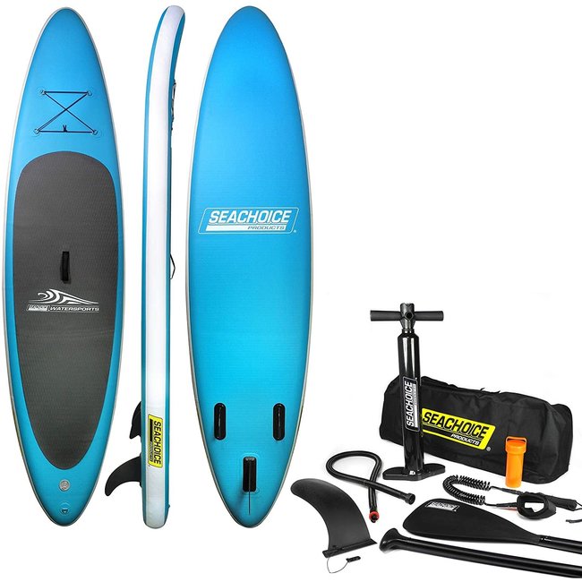 SUP Stand Up Paddle Board SeaChoice Inflatable 10'6" Blue