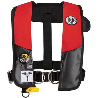 Mustang Inflatable Hydrostatic Automatic w/Harness Red Black xx