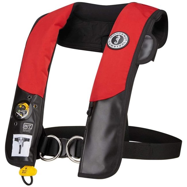 Inflatable Hydrostatic Automatic w/Harness Red Black xx