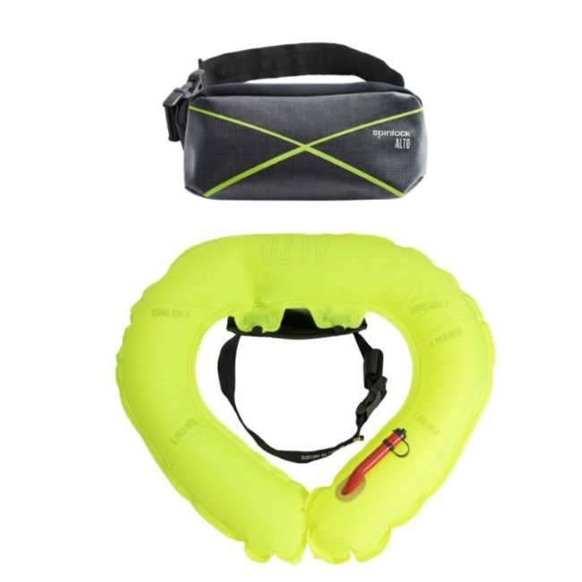 Spinlock Alto Manual Inflatable Belt Pack Black/Yellow