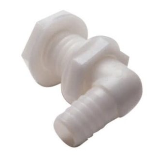 Rule Rule Thru Hull 5/8" 90° White Plastic