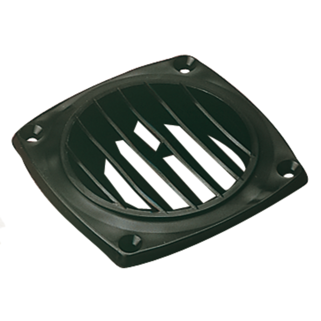 Vent Round Black 3 5/8
