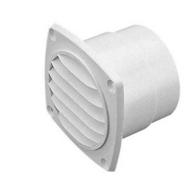 Hose Vent  3" White Flanged