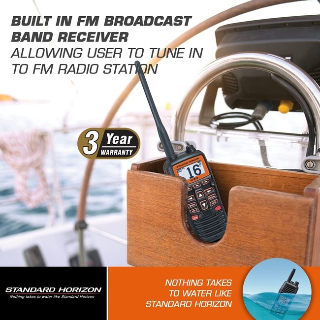 Standard Horizon HX210  VHF Compact H/Held Radio 6 Watt Floating