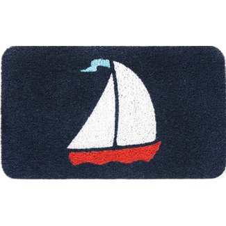 Kikkerland Designs Sailboat Door Mat