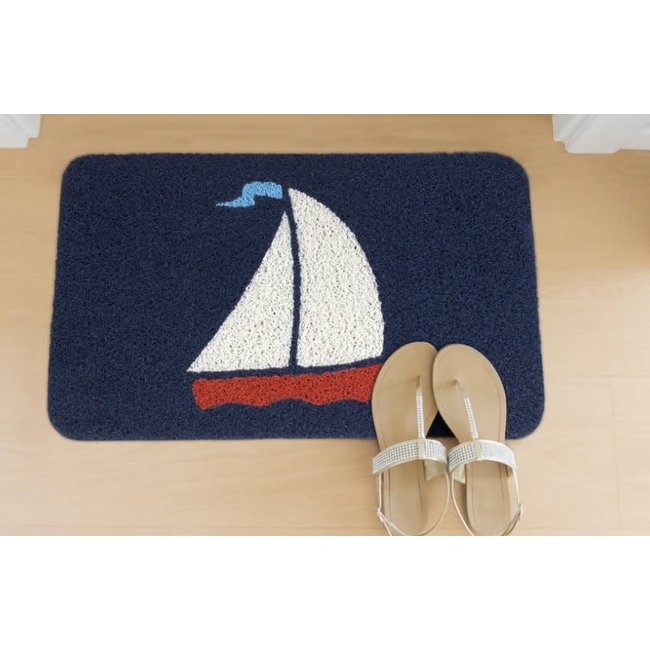 Kikkerland Designs Sailboat Door Mat