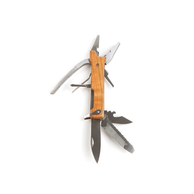 Kikkerland Designs Wooden Pliers  Multi Tool