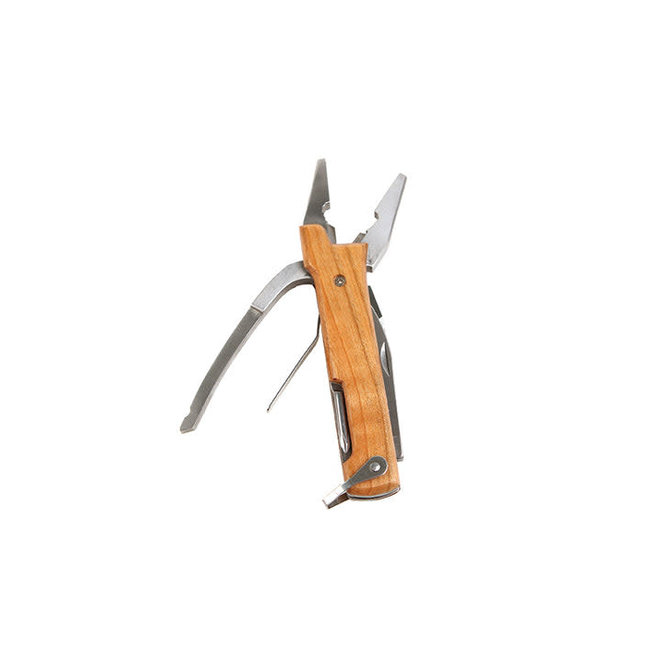 Kikkerland Designs Wooden Pliers  Multi Tool