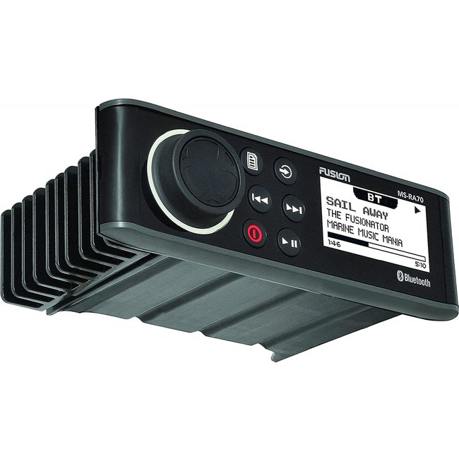 Fusion - Garmin Fusion MS-RA70 Stereo 4x50W AM/FM/Bluetooth 2-Zone USB Wireless Control for Fusion Link App