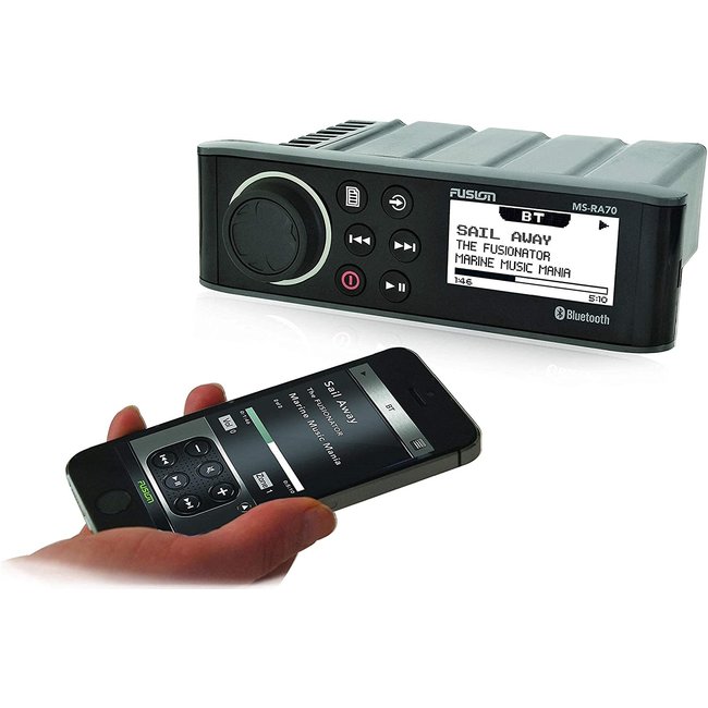 Fusion Fusion MS-RA70 Stereo 4x50W AM/FM/Bluetooth 2-Zone USB Wireless Control for Fusion Link App