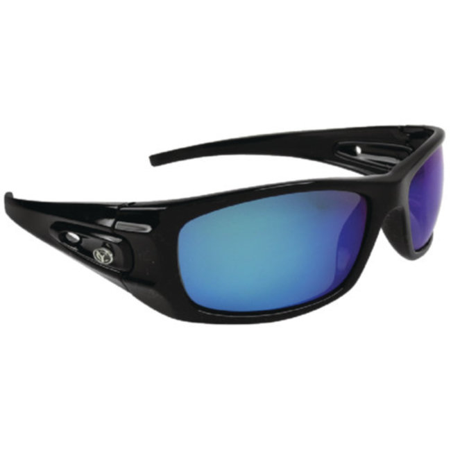 Yachter's Choice Sunglasses Sailfish Black w/Blue Mirror Lens