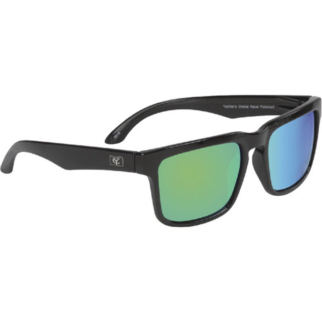 Yachter's Choice Sunglasses Kauai Black w/Green Mirror Lens