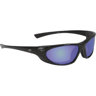 Yachter's Choice Sunglasses Bonefish Black w/Green Mirror Lens