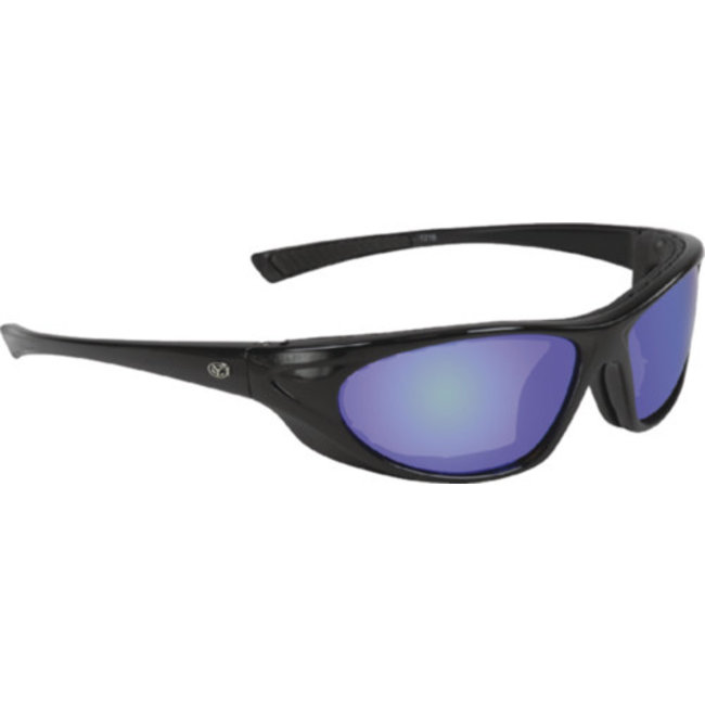 Yachter's Choice Sunglasses Bonefish Black w/Green Mirror Lens