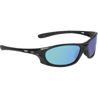 Yachter's Choice Sunglasses Dorado Black w/Blue Mirror Lens