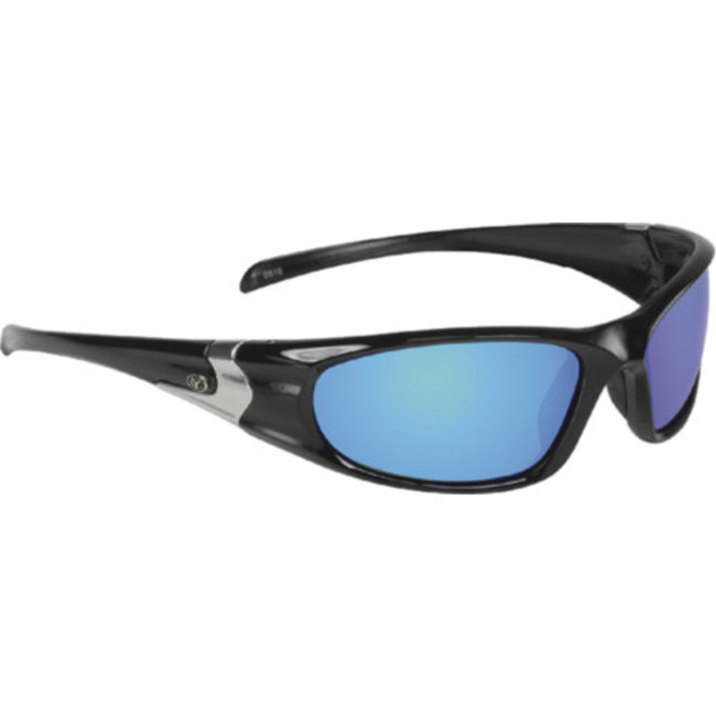Yachter's Choice Sunglasses Hammerhead Black w/Blue Mirror Lens