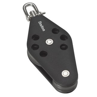 Barton Blocks Plain Bearing Pulley Fiddle Block With Swivel Size 3 30/58mm