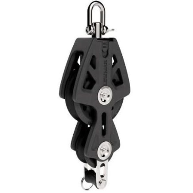 Lewmar Fiddle w/Becket Block 60mm