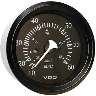 Speedometer 60 MPH  Black/Black CLEARANCE